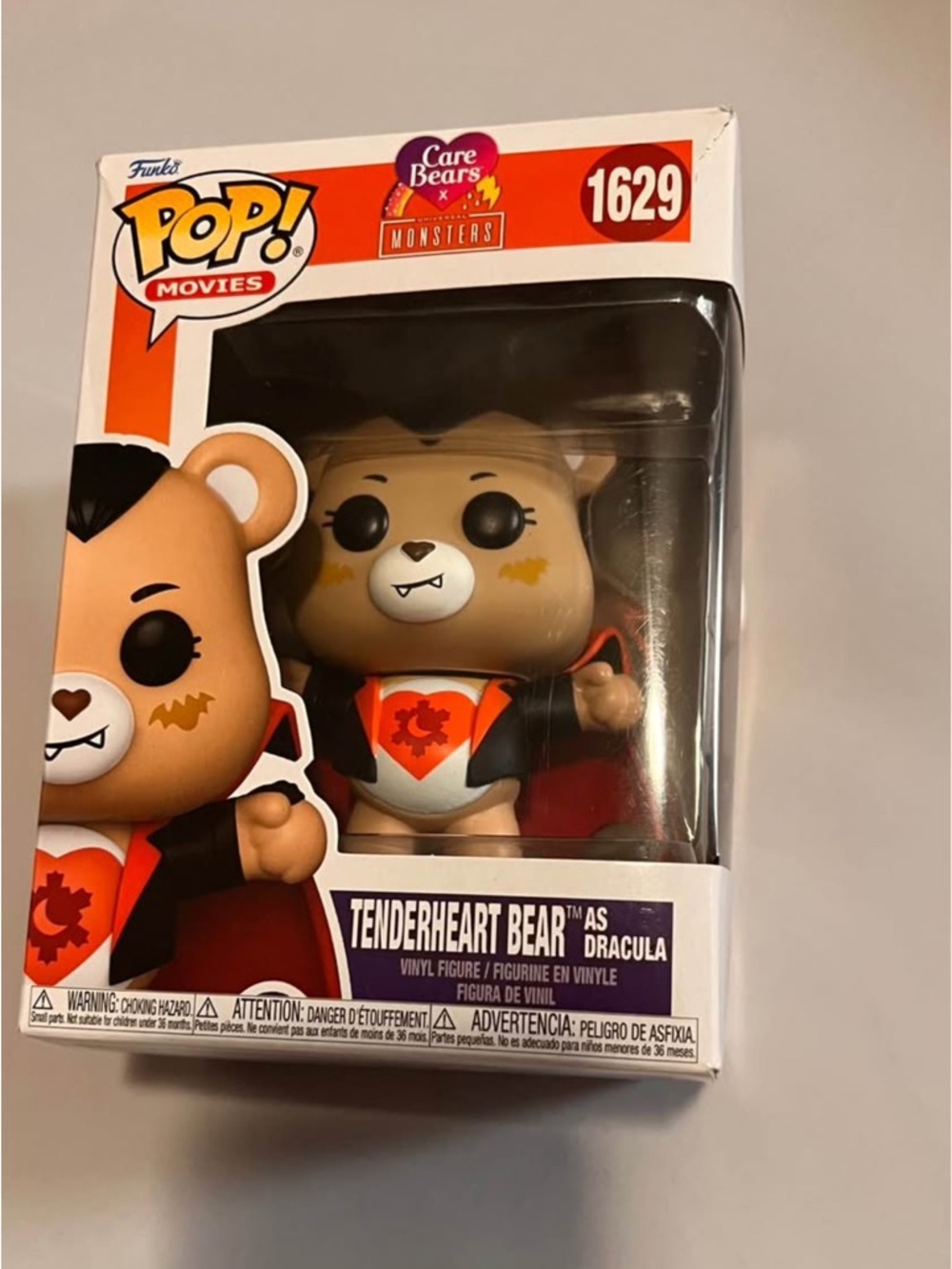 Funko Pop! Movies Tenderheart Bear as Dracula - Tan, Red, Black